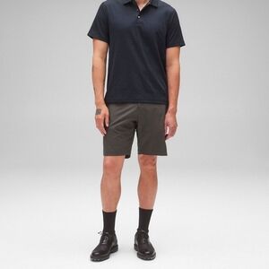 Stretch Warp Knit Coach's Standard Short 9" - Charcoal